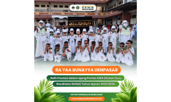 TK/RA Yaa Bunayya Raih Prestasi di Pentas IGRA 2025/2026