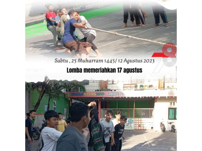 Memeriahkan 17 agustus, Santri putra