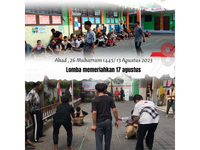 Memeriahkan 17 agustus, Santri putra