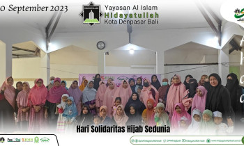 PW Muslimat Hidayatullah Bali memperingati hari solidaritas sedunia 
