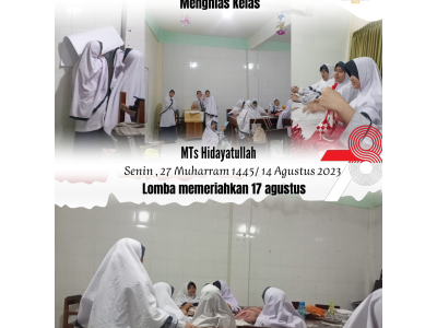 Memeriahkan 17 agustus, MTs putri